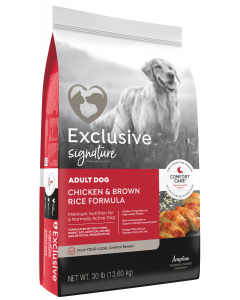 Exclusive Signature Adult Dog Chicken & Rice 30lb Bag
