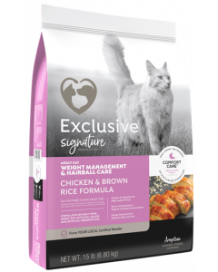Exclusive Signature Cat Weight Management & Hairball Care 15lb Bag